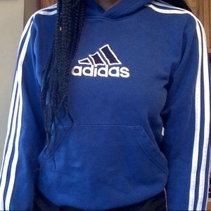 Blue and Navy Adidas Hoodie